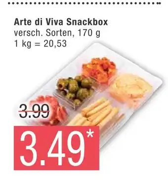 Marktkauf Arte di viva snackbox Angebot