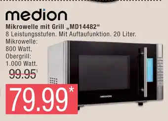 Marktkauf Medion mikrowelle mit grill Angebot