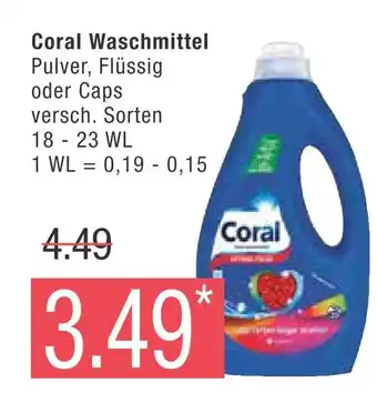 Marktkauf Coral waschmittel Angebot