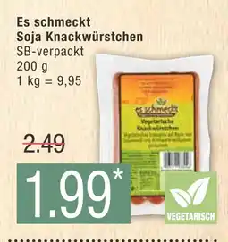 Marktkauf Es schmeckt soja knackwürstchen Angebot