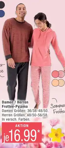 Marktkauf Damen / herren frottee-pyjama Angebot