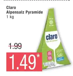 Marktkauf Claro alpensalz pyramide Angebot