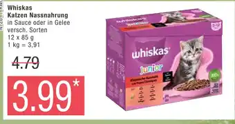 Marktkauf Whiskas katzen nassnahrung Angebot