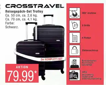 Marktkauf Crosstravel reisegepäck-set trolley Angebot