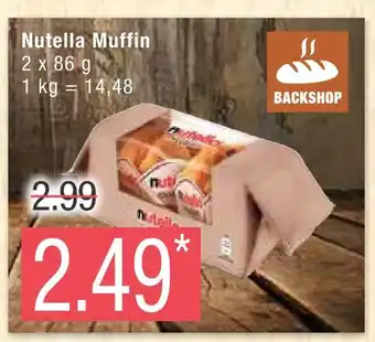 Marktkauf Backshop nutella muffin Angebot