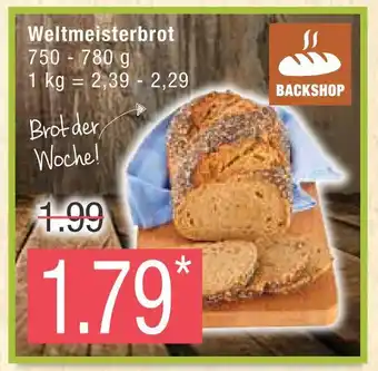 Marktkauf Backshop weltmeisterbrot Angebot