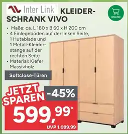 Marktkauf Inter link kleiderschrank vivo Angebot