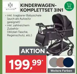 Marktkauf Kesser kinderwagen-komplettset 3in1 Angebot