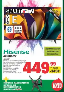 Marktkauf Hisense 4k-uhd-tv Angebot