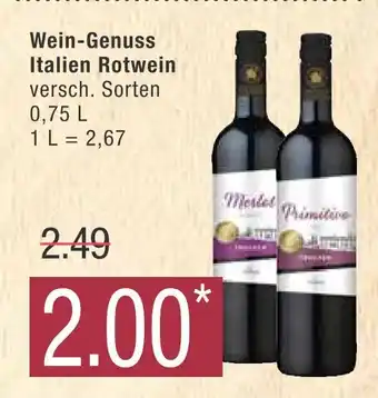 Marktkauf Wein-genuss italien rotwein Angebot