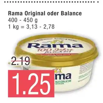 Marktkauf Rama original oder balance Angebot