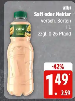 Edeka Albi saft oder nektar Angebot