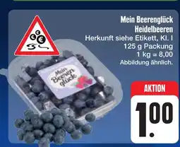 E-Center Mein beerenglück heidelbeeren Angebot