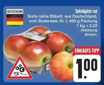 E-Center Tafeläpfel rot Angebot