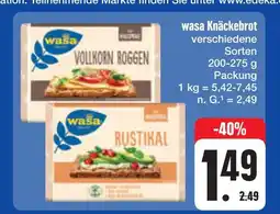 E-Center Wasa knäckebrot Angebot