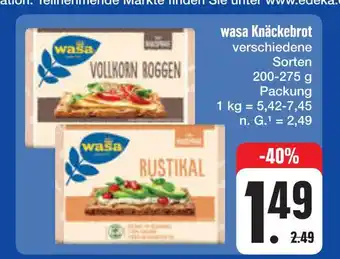 E-Center Wasa knäckebrot Angebot