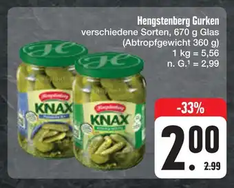 E-Center Hengstenberg gurken Angebot