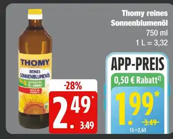 Edeka Thomy thomy reines sonnenblumenöl Angebot