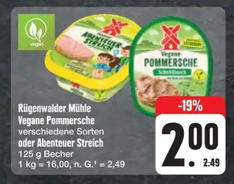 E-Center Rügenwalder mühle vegane pommersche oder abenteuer streich Angebot