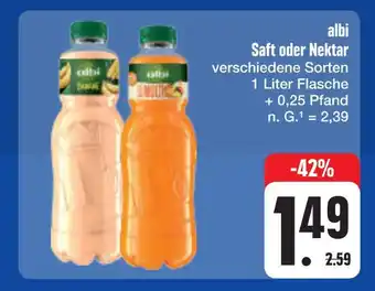 E-Center Albi saft oder nektar Angebot