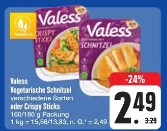 E-Center Valess vegetarische schnitzel oder crispy sticks Angebot