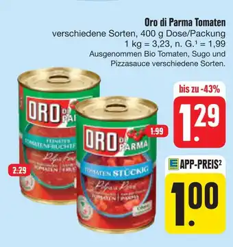 E-Center Oro di parma tomaten Angebot