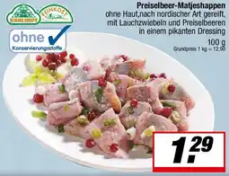 L. STROETMANN GROSSMARKT Preiselbeer-Matjeshappen Angebot