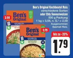 E-Center Ben's original kochbeutel reis oder ebly sonnenweizen Angebot