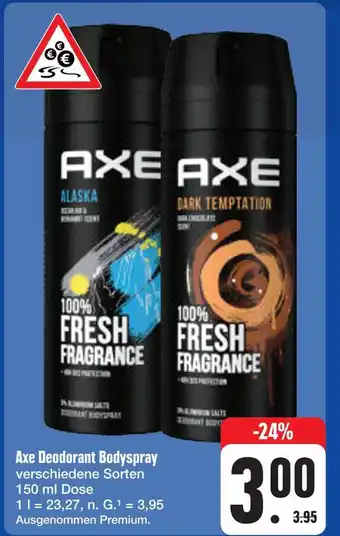 E-Center Axe deodorant bodyspray Angebot