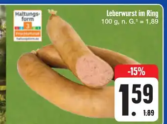 E-Center Leberwurst im ring Angebot