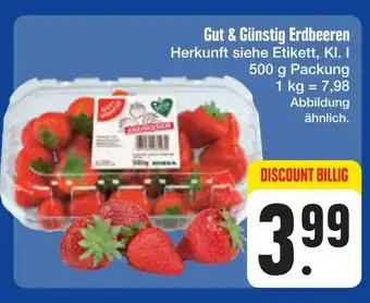 E-Center Gut & günstig erdbeeren Angebot