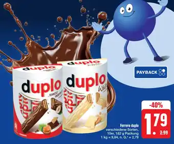 E-Center Ferrero duplo oder duplo white Angebot