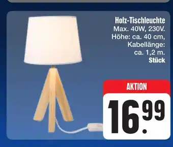 E-Center Holz-tischleuchte Angebot