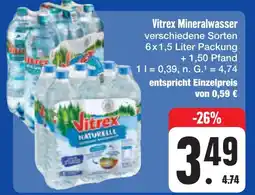 E-Center Vitrex mineralwasser Angebot