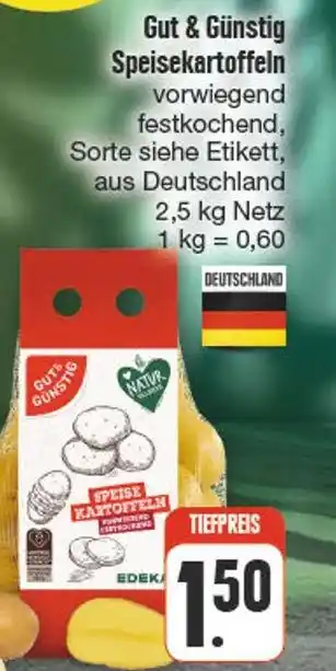 nah & gut Gut & günstig speisekartoffeln Angebot