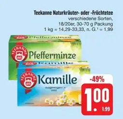 E-Center Teekanne naturkräuter- oder -früchtetee Angebot