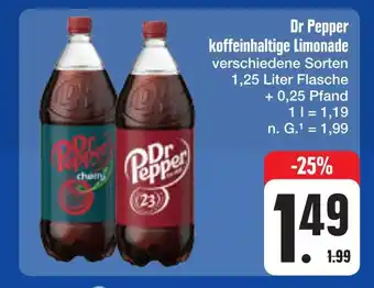 E-Center Dr pepper koffeinhaltige limonade Angebot