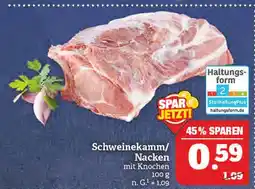 Marktkauf Schweinekamm/nacken Angebot