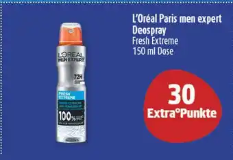 diska L'oréal paris men expert deospray fresh extreme Angebot