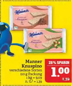 Marktkauf Manner knuspino Angebot