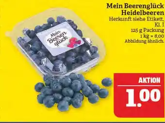 Marktkauf Mein beerenglück heidelbeeren Angebot