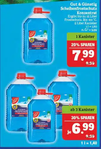 Marktkauf Gut & günstig scheibenfrostschutz konzentrat Angebot