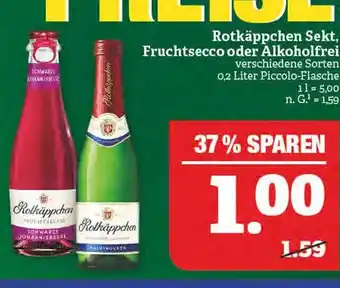 Marktkauf Rotkäppchen sekt, fruchtsecco oder alkoholfrei Angebot