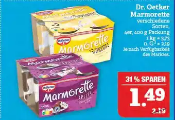 Marktkauf Dr. oetker marmorette Angebot