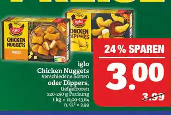 Marktkauf Iglo chicken nuggets oder dippers Angebot