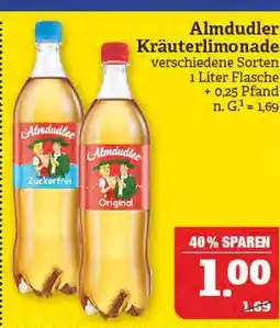 Marktkauf Almdudler kräuterlimonade Angebot