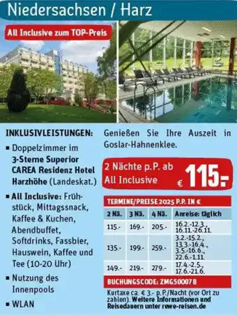 REWE Niedersachsen / Harz Angebot