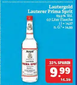 Marktkauf Lautergold lauterer prima sprit Angebot