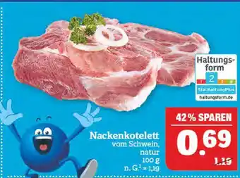 Marktkauf Nackenkotelett Angebot