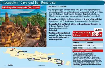 REWE Indonesien / Java und Bali Rundreise Angebot